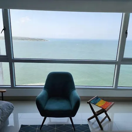 Espectacular Vista Al Mar En Palmetto Sunset Pis20 Apartamento Cartagena